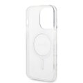 Guess zestaw nakładka + ładowarka do iPhone 14 Pro Max 6,7" GUBPP14XHMEACSK czarny hard case Marble MagSafe