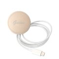 Guess zestaw nakładka + ładowarka do iPhone 14 Pro Max 6,7" GUBPP14XHMEACSK czarny hard case Marble MagSafe