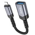 HOCO adapter iPhone Lightning 8-pin (męski) do USB (żeński) 3.0 UA24 czarna