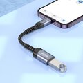 HOCO adapter iPhone Lightning 8-pin (męski) do USB (żeński) 3.0 UA24 czarna