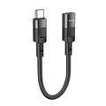 HOCO adapter OTG Typ C (mski) do Lightning (eski) 3A U107 0,1 m czarny