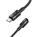 HOCO adapter OTG Typ C (mski) do Typ C (eski) 3A U107 1,2 m czarna