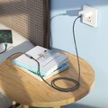 HOCO adapter OTG Typ C (mski) do Typ C (eski) 3A U107 1,2 m czarna