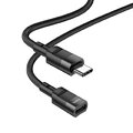HOCO adapter OTG Typ C (mski) do Typ C (eski) 3A U107 1,2 m czarna