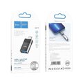 HOCO adapter OTG ze złącza USB A (żeński) do Lightning 8-pin UA17 czarny