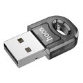 HOCO adapter USB A bluetooth UA28 transparentny czarny