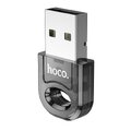 HOCO adapter USB A bluetooth UA28 transparentny czarny