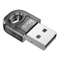 HOCO adapter USB A bluetooth UA28 transparentny czarny