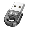 HOCO adapter USB A bluetooth UA28 transparentny czarny