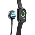 HOCO adowarka indukcyjna 2w1 Typ C do Apple Watch + kabel adowania Lightning PD QC 3A CW54 1,2 m czarna