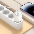 HOCO adowarka sieciowa Typ C + kabel Typ C do Lightning QC PD 20W N40 biaa