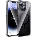 HOCO futera kompatybilny z MagSafe AS3 do IPHONE 15 Plus czarny transparentny