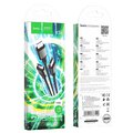HOCO kabel 3w1 USB A do Lightning / Micro USB / Typ C 2A X76 1 m czarny