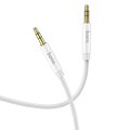 HOCO kabel AUX Audio Jack 3,5mm na Jack 3,5mm UPA19 1m srebrny