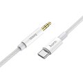 HOCO kabel AUX Jack 3,5 mm do Typ C UPA19 1 m srebrny