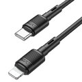 HOCO kabel Typ C do Lightning PD 2,4A 20W X83 1 m czarny
