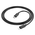 HOCO kabel Typ C do Lightning PD 2,4A 20W X88 1 m czarny