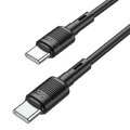 HOCO kabel Typ C do Typ C PD 3A 60W X83 1 m czarny