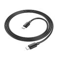 HOCO kabel Typ C do Typ C PD 3A 60W X96 1 m czarny