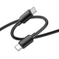 HOCO kabel Typ C do Typ C PD 3A 60W X96 1 m czarny