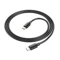 HOCO kabel Typ C do Typ C PD 6A 100W X96 1 m czarny