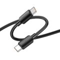 HOCO kabel Typ C do Typ C PD 6A 100W X96 1 m czarny