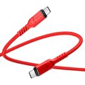 HOCO kabel Typ C do Typ C PD QC 3A 60W X59 1 m czerwony