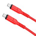 HOCO kabel Typ C do Typ C PD QC 3A 60W X59 1 m czerwony