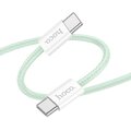 HOCO kabel Typ C do Typ C PD QC3.0 3A 60W X104 1 m zielony