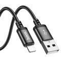HOCO kabel USB A do Lightning 2,4A X91 3 m czarny