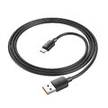 HOCO kabel USB A do Typ C PD 6A 100W X96 1 m czarny