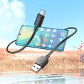 HOCO kabel USB A do Typ C PD 6A 100W X96 1 m czarny