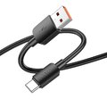 HOCO kabel USB A do Typ C PD 6A 100W X96 1 m czarny