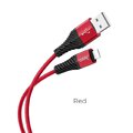 HOCO kabel USB do iPhone Lightning 8-pin COOL X38 1 metr czerwony