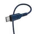 HOCO kabel USB do Typ C 3A VICTORY X59 1 m niebieski