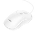 HOCO mysz komputerowa przewodowa USB A GM13 1,5 m biaa