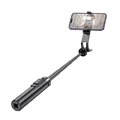 HOCO uchwyt selfie z pilotem bezprzewodowym tripod K21 czarny