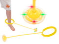 Skakanka, hula hop na nogę żółte LED