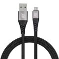Kabel Blue Star z oplotem ze zczem micro USB 2A