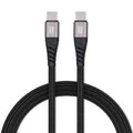 Kabel Blue Star z oplotem ze zczem USB C do USB C 3A 60W