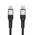 Kabel Blue Star z oplotem ze zczem USB C do USB C 3A 60W 2m