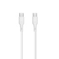 Kabel Blue Star ze zczem USB C do USB C 3A (max 60W) - biay