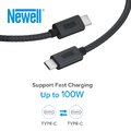 Kabel Newell USB-C - USB-C 3.2 Gen 2 - 2 m, grafitowy