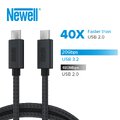 Kabel Newell USB-C - USB-C 3.2 Gen 2 - 2 m, grafitowy