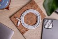 Kabel Newell USB-C - USB-C 60 W - 2 m, biały