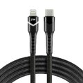 Kabel przewód USB-C - Apple Lightning RGB LED 100cm everActive CBB-1CIR do szybkiego ładowania Power Delivery 27W