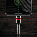 Kabel przewód USB-C - Apple Lightning RGB LED 100cm everActive CBB-1CIR do szybkiego ładowania Power Delivery 27W