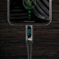 Kabel przewód USB-C PD LCD 200cm everActive CBB-2PDL Power Delivery 2.0 z obsługą szybkiego ładowania 3A/20V 60W