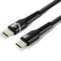 Kabel przewód USB-C PD RGB LED 100cm everActive CBB-1PDR Power Delivery 3A z obsługą szybkiego ładowania 60W