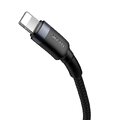 Kabel przewód USB-C / Typ-C - Lightning / iPhone 100cm Baseus Cafule CATLKLF-G1 z obsługą szybkiego ładowania 18W PD